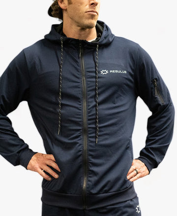 RS Men's Warmup Zip Hoodie Navy - Hoodie - Regulus Sports