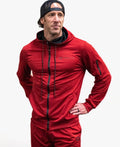 RS Men's Warmup Zip Hoodie Red - Hoodie - Regulus Sports