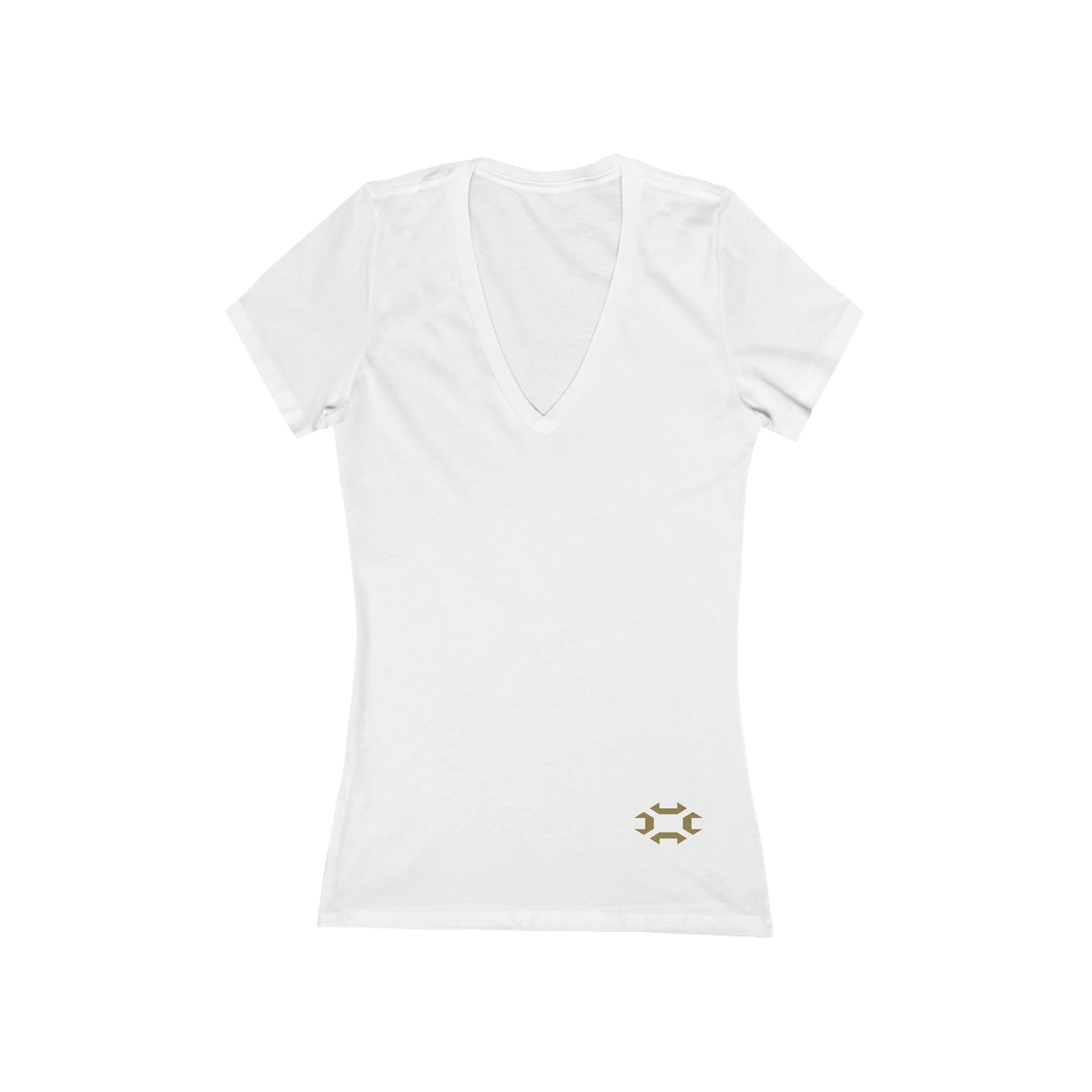 Women's Jersey Short Sleeve Deep V-Neck Tee - V-neck - Regulus Sports