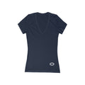 Women's Jersey Short Sleeve Deep V-Neck Tee - V-neck - Regulus Sports